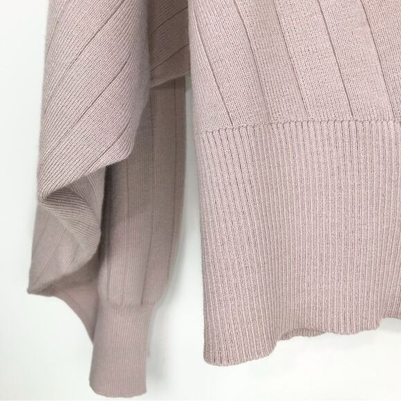 Cozy Co. by Cozy Casual Soft Mauve Wrap Front V Neck Sweater- New With Tags - Picture 9 of 12